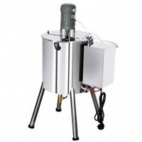 Machine de mélange manuelle 15L pour huiles, liquides, crèmes, baumes, rouges à lèvres et pâtes, en acier inoxydable SUS304, facile à utiliser, pour boissons