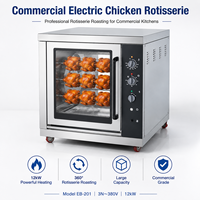 Machine à rôtir le poulet électrique professionnelle avec contrôle de la température et mode d'économie d'énergie pour les fournitures de restaurants