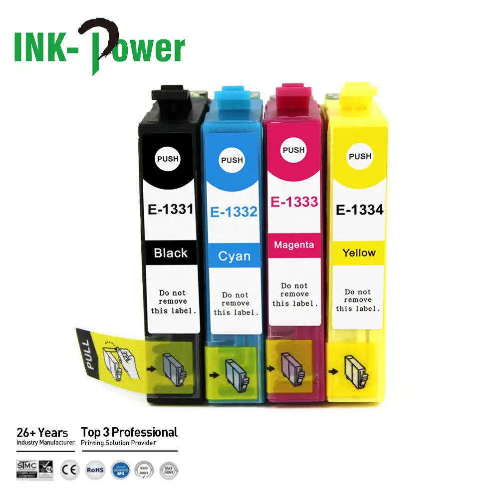 INK-POWER T1331-4 T1331 T1332 T1333 T1334 133 Premium-kompatible Farb-Inkjet-Tinten patrone für Epson Stylus TX420W TX123