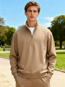 <span class=keywords><strong>Felpa</strong></span> <span class=keywords><strong>con</strong></span> Cappuccio Casual Personalizzata di Alta Qualità <span class=keywords><strong>con</strong></span> Zip in Poliestere e Cotone Pesante per <span class=keywords><strong>Uomo</strong></span> - Product Image 3