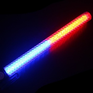CITICITY กระบองจราจร LED อเนกประสงค์แบบชาร์จไฟได้ สีแดงและสีน้ำเงิน กระบอง PC ทนทานไม่แตกหัก พร้อมฐานแม่เหล็ก - Product Image 3