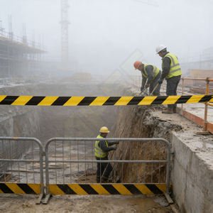 バス駅のプラットフォームエッジテープ、公共交通機関のハブ用の滑り止め反射警告テープ - Product Image 5