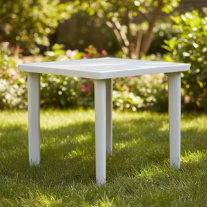 Mesa de Centro Cuadrada de Madera Maciza de Estilo Tradicional, Mesa Auxiliar Minimalista para Sala de Estar, Oficina en Casa, Decoración Moderna y Sencilla - Product Image 4