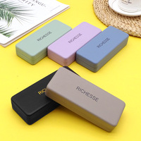 Étui à lunettes en métal pour lunettes de lecture et de soleil, boîte de rangement rigide en fer pour lunettes optiques avec couleur et logo personnalisables