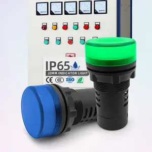 Benlee 22Mm Mini LED Thiết Bị Chỉ Số Đèn Đèn Chống Thấm Nước IP65 12V 220V Nhựa Tiết Kiệm Năng Lượng Pilot Đèn