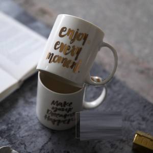 Tasses à café 11OZ tasse en céramique or tasses en céramique pour café - Product Image 3