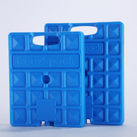 Brique de congélation en plastique de paquet de glace de refroidisseur de briques de glace de 800g pour le stockage froid de nourriture