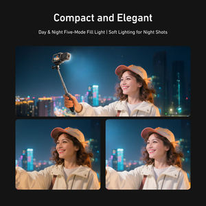 Luz de Relleno <span class=keywords><strong>Mini</strong></span> Impermeable de Liberación Rápida TELESIN para Cámaras OSMO Action <span class=keywords><strong>2</strong></span>/3/4/5 <span class=keywords><strong>Pro</strong></span>, Kit de Accesorios Compatible - Product Image 4