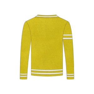 Maglione Pullover in maglia tinta unita in Cashmere Unisex in lana Cashmere Unisex all'ingrosso con maniche a maglia rossa in tinta unita - Product Image 4