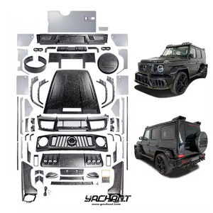 Giả Mạo Khô Sợi Carbon 2024 <span class=keywords><strong>2025</strong></span> W465 G63 MS Phong Cách Cơ Thể Kit Mui Xe Phía Trước Phía Sau Bumper Fender Flare Gt Cánh Cho Mercedes Benz W465 - Product Image 5