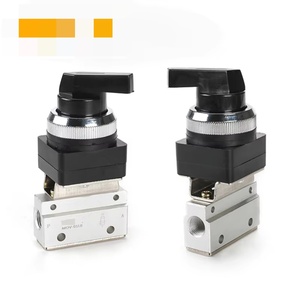 MOV-03 Pneumatic Valve 2 Position 3 Way G1/8 Pipe Ball Mechanical Valve <b>Push</b> <b>Button</b> <b>Switch</b> Roller Type Mechanical Magnetic Valve - Product Image 5