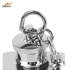 قارورة جيب صغيرة متعددة الوظائف من الفولاذ المقاوم للصدأ سعة 1 أونصة مع سلسلة مفاتيح - Product Image 4