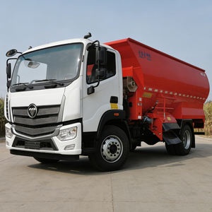 شاحنة نشر فراش حظائر الماشية لا تحتاج للتعامل اليدوي، آلة توزيع علف عالية الكفاءة للمزارع - Product Image 5