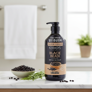Gel de Frijol Negro Kerasys 800ml, Biotina para Fortalecer el Cabello, Nutritivo, Cuidado Diario para Todo Tipo de Cabello, Hecho en Corea - Product Image 3
