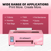 Livraison Gratuite, Taxes Incluses, Imprimante DTF A3 Erasmart 13 Pouces pour T-shirts, Machine d'Impression Numérique pour Film PET, Textile, Vêtements, Imprimante DTF A3