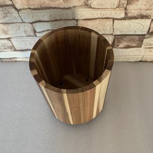 Porte-ustensiles de <span class=keywords><strong>cuisine</strong></span> en <span class=keywords><strong>bois</strong></span> d'acacia rotatif à 306 degrés pour outils de <span class=keywords><strong>cuisine</strong></span> - Product Image 3