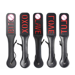 Accessoires sexuels en cuir Bdsm, fouet fétiche Bdsm, jouets érotiques pour couples, pagaie pour fessées pour adultes - Product Image 5