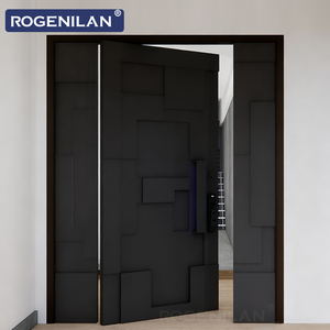 ROGENILAN Portes <span class=keywords><strong>d</strong></span>'entrée géométriques extérieures intelligentes, étanches et blindées, vente directe usine - Product Image 6