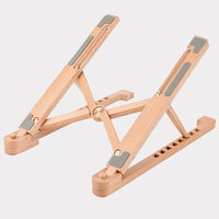 Seenda — support pliable en bois pour ordinateur Portable, socle réglable pour bureau avec plusieurs Angles, support pour ordinateur Portable