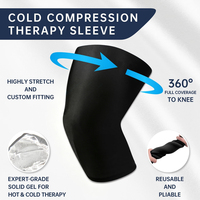 Bingyuan – Compresse de gel chaud et froid pour genou (24x16cm) – Classe médicale I – Soulagement des douleurs articulaires