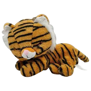 Stuffed Toy Plush Custom Cute Soft 13 Inch Sleepy Stuffed Tiger Toy Plush