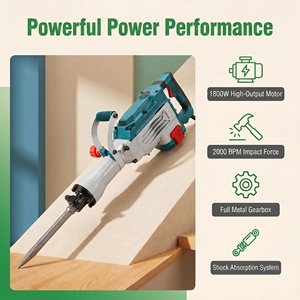 <span class=keywords><strong>Marteau</strong></span> de démolition électrique professionnel 1800W H1-260, briseur de béton haute puissance, outils de démolition industriels - Product Image 5