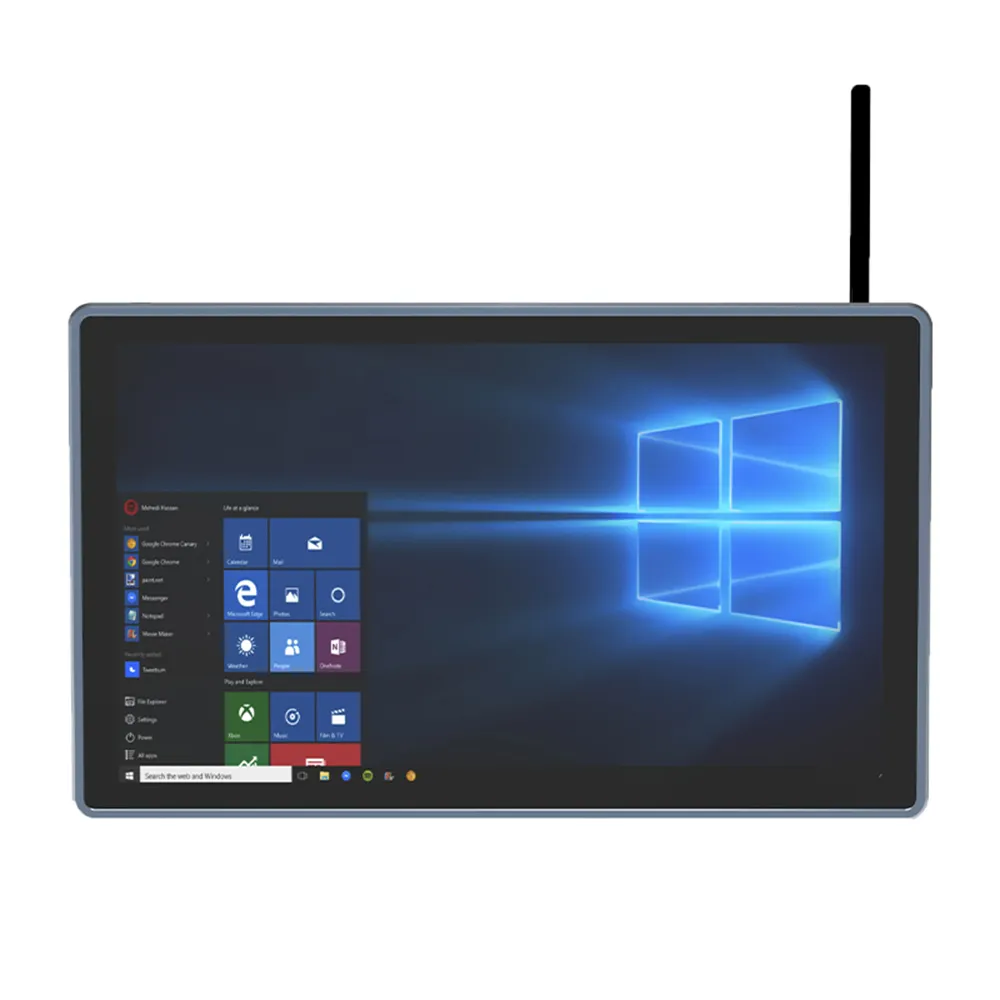 All-In-One Tablet 15.6Inch Win 10 Super Dunne 8G 16G 512Gb Ssd Ip66 Waterdicht Paneel Pc Dual Dc Rs232 Robuuste Tablet