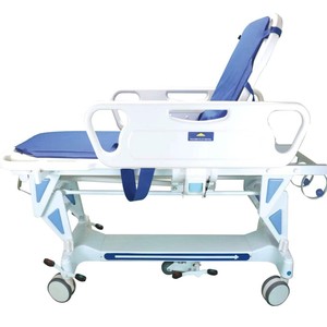 Camilla de Emergencia Kerry KR005, Carro Manual para Pacientes de Hospital con Barandillas Laterales y Ruedas - Product Image 1