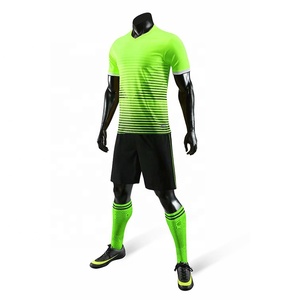 Cheap soccer jersey sets OEM logos print football shirt customized football pants wholesale - Product Image 5