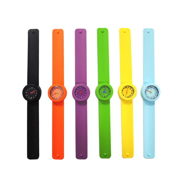 2023 Animal Slap Bracelet Watch Silicone Slap Snap Wrist