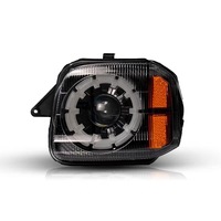 Conjunto de Faros Delanteros LED Modificados con Luces de Circulación Diurna y Señales de Giro para Suzuki Jimny 2007-2015