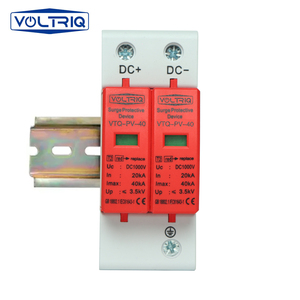 DC SPD 1P 2P 3P 4P 60KA 40KA 385V อุปกรณ์ป้องกันไฟกระชากฟ้าผ่าในบ้านอุปกรณ์ป้องกันแรงดันต่ำ30KA 20KA - Product Image 3