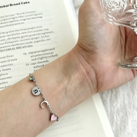 Bracelet personnalisé en acier inoxydable plaqué or PVD EManco - Bracelet personnalisé avec nom / pierre de naissance