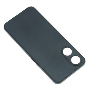 Fabricante al por mayor mate TPU casos suave esmerilado contraportada funda de silicona para teléfono móvil para <span class=keywords><strong>OPPO</strong></span> <span class=keywords><strong>A58</strong></span> <span class=keywords><strong>5G</strong></span> negro - Product Image 3