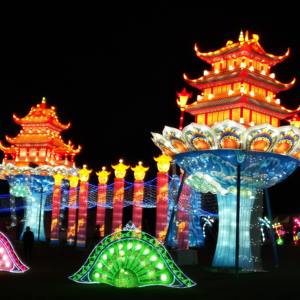 Уличные световые инсталляции в виде китайских традиционных фонарей для праздничных мероприятий, заводская цена - Product Image 2
