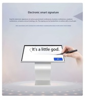 Kiosque d'information LCD en forme de K avec écran tactile interactif tout-en-un 10 points pour intérieur