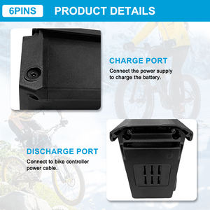 थोक डाउनट्यूब किंग कोंग SYR-012 36v 48v 52v 10 आह 20a 25ah 2 लिथियम इलेक्ट्रिक बाइक बैटरी पैक, 500w 750w 1000w मोटर के लिए - Product Image 4