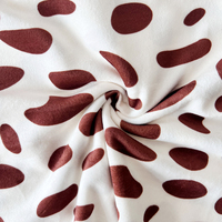 Tissu en velours doux imprimé de dessins animés, 100% polyester, tissu en fourrure polaire Velboa