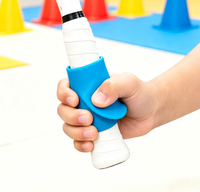 Correcteur de prise de raquette en silicone, aide à l'entraînement pour le padel, le tennis, le pickleball, le badminton, pour une posture de prise de raquette correcte pour les joueurs débutants