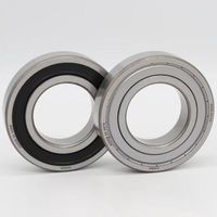 Roulement à billes à gorge profonde 6818-ZZ RS, simple rangée, 90x115x13mm, section mince, contact radial, cage en acier pressé