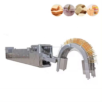 Vente d'usine de qualité supérieure directement gaufrette plate machines complètes gaufrette ligne de production de biscuits gaufrettes crème machines de fabrication de gaufrettes