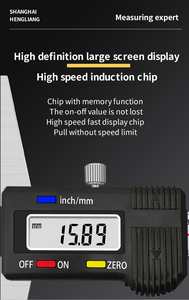 Calibrador externo dual <span class=keywords><strong>de</strong></span> acero inoxidable Hengliang, calibrador digital electrónico <span class=keywords><strong>Vernier</strong></span> con diez cabezas cuadradas, tres <span class=keywords><strong>tipos</strong></span> - Product Image 4