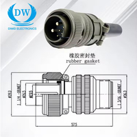 Prise MS3102A24-10P MS3106A24-10S, connecteur Mil C 5015