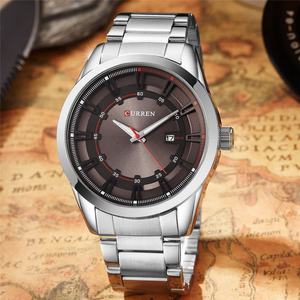 Reloj de Pulsera CURREN 8246 para Hombre, de Alta Calidad, Resistente al Agua, con Movimiento de Cuarzo, Luminoso, Caja de Cristal Duro, Correa de Aleación y Banda de Acero - Product Image 5