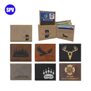 Cartera inteligente superventas pequeña delgada Rosa venta al por mayor hombres cuero de lujo Mini diario en blanco para grabado con láser - Product Image 2