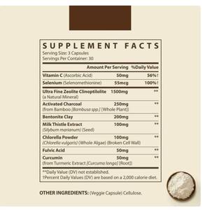 קפסולות זאוליט למבוגרים של ריית'לייף, תוסף צמחי, 60 כמוסות, מבצע חם - Product Image 2