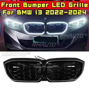 Grilles de radiateur supérieures LED de course pour BMW Série 3 I3 2022-2024, pièce de modification de calandre de pare-chocs avant de voiture - Product Image 3