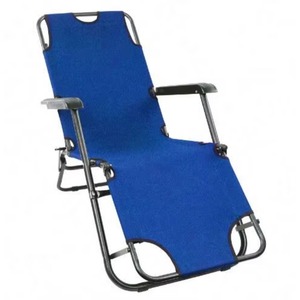 Silla plegable portátil tipo tumbona para jardín, playa, camping, patio, bistro, con protección solar (muestra gratuita) - Product Image 1