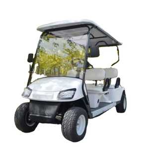 Voiturette de golf électrique BRT, véhicule de tourisme à quatre roues, navette pour les sites touristiques, bus de transport, 3-4 places, batterie 48V, 30 km/h - Product Image 3