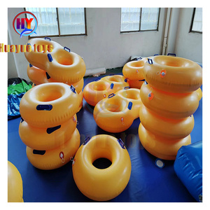 Tamaño personalizado Durable Donut barco inflable agua remolcable tubo agua diversión instalaciones para Jet <span class=keywords><strong>Ski</strong></span> y natación a la venta - Product Image 3
